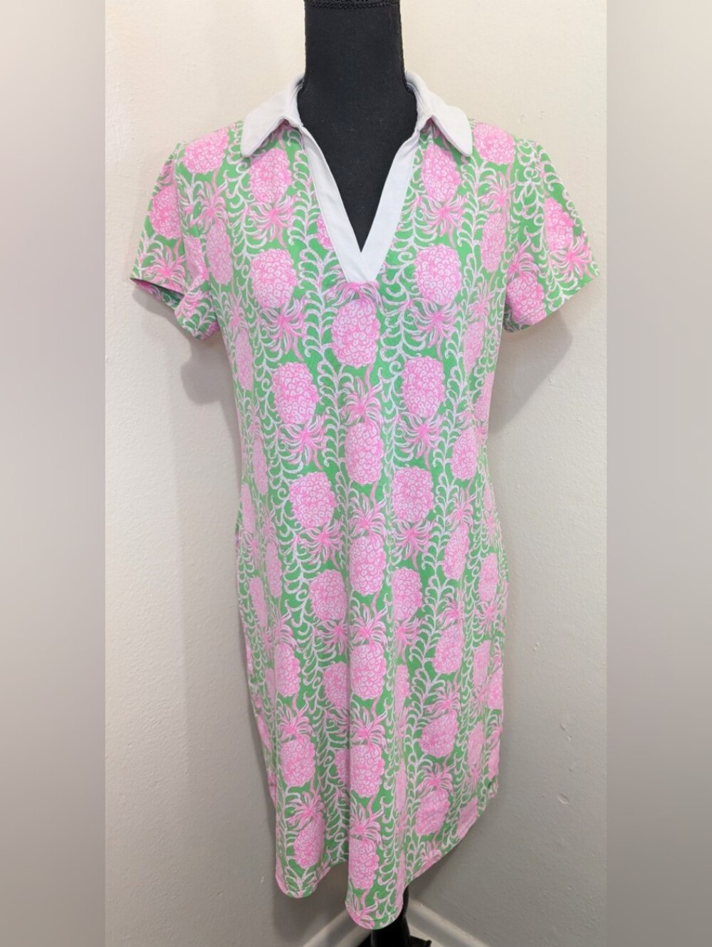 Lily Pulitzer Coastal Beachy Preppy Outdoors Activewear Floral Dress M